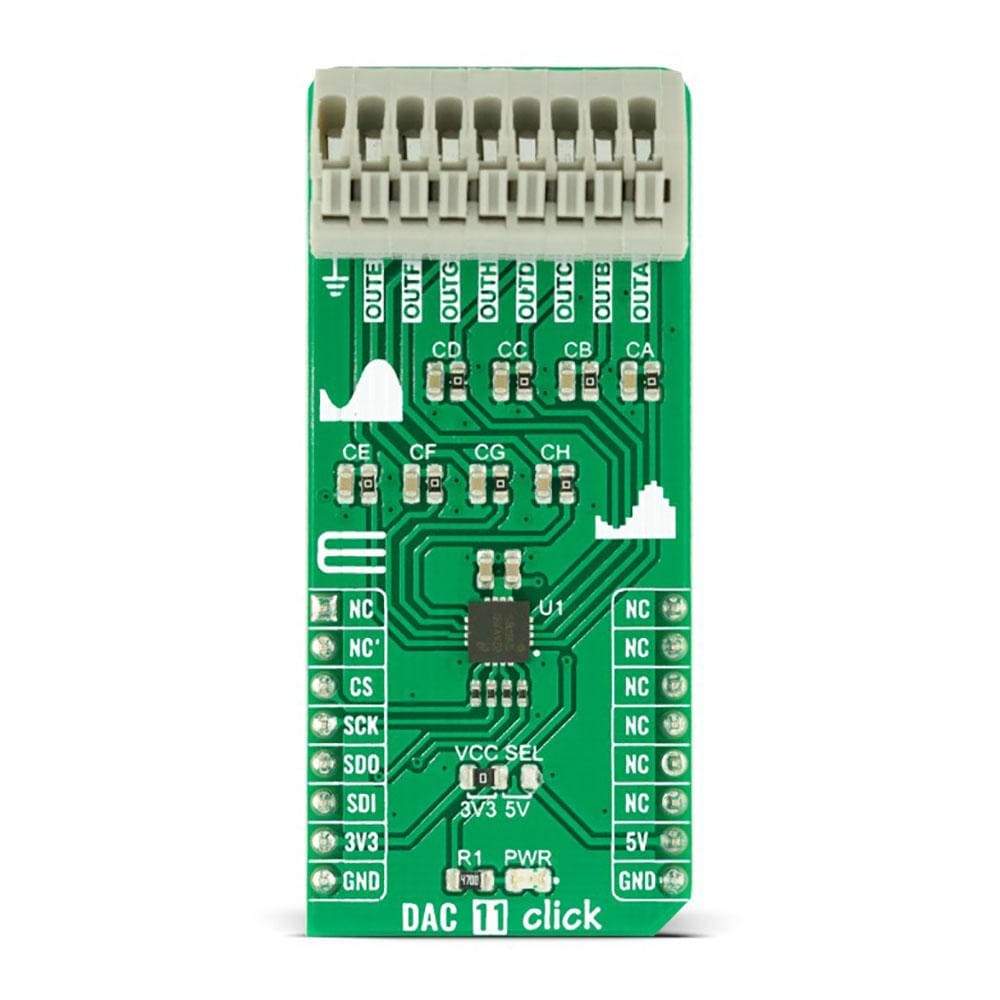 Mikroelektronika d.o.o. MIKROE-4767 DAC 11 Click Board - The Debug Store UK