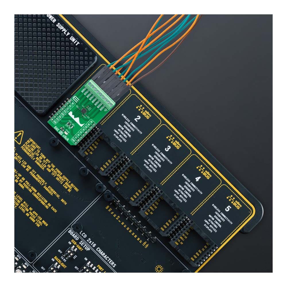 Mikroelektronika d.o.o. MIKROE-5097 DAC 12 Click Board - The Debug Store UK