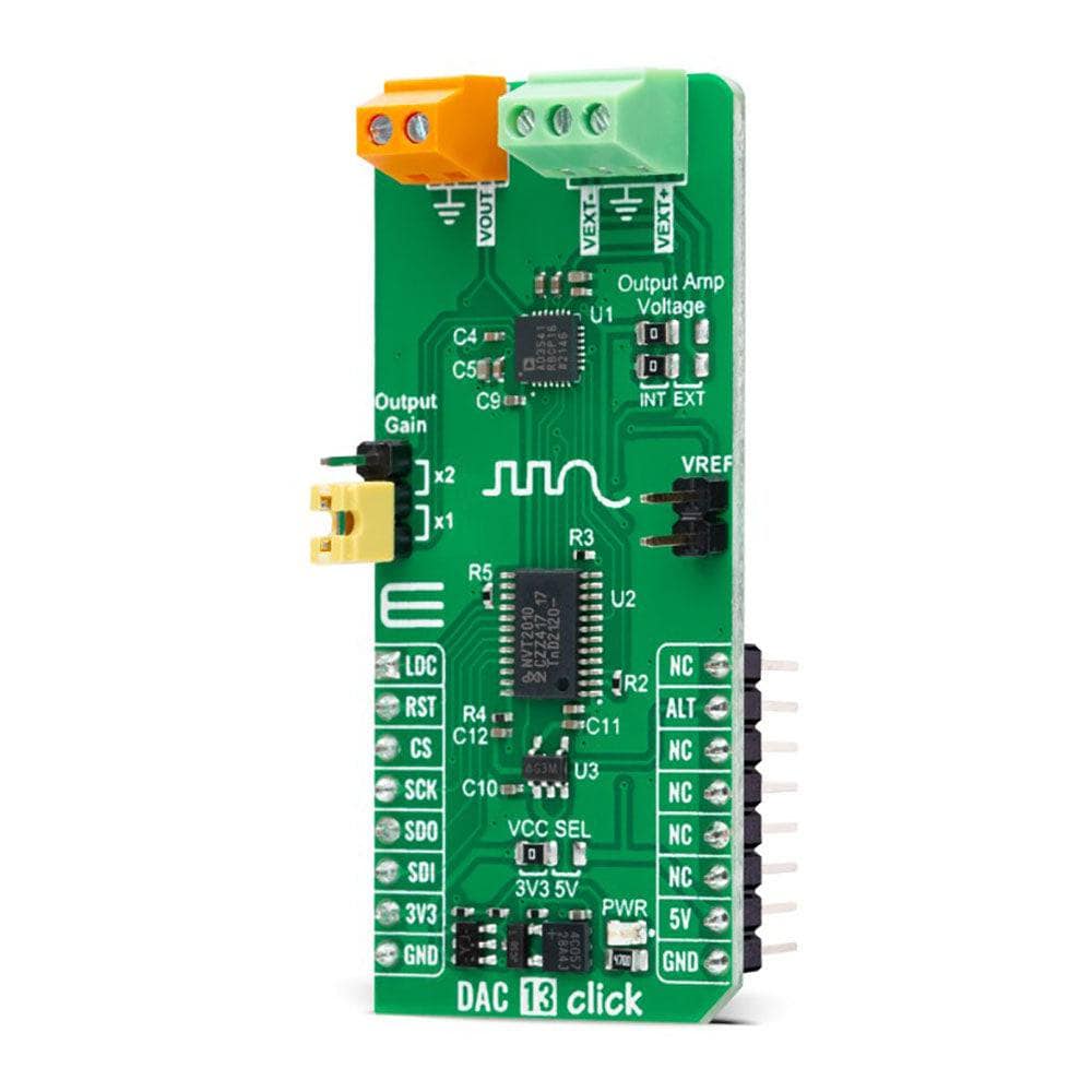 Mikroelektronika d.o.o. MIKROE-5412 DAC 13 Click Board - The Debug Store UK