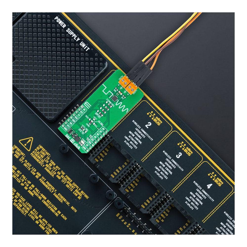 Mikroelektronika d.o.o. MIKROE-5525 DAC 14 Click Board - The Debug Store UK