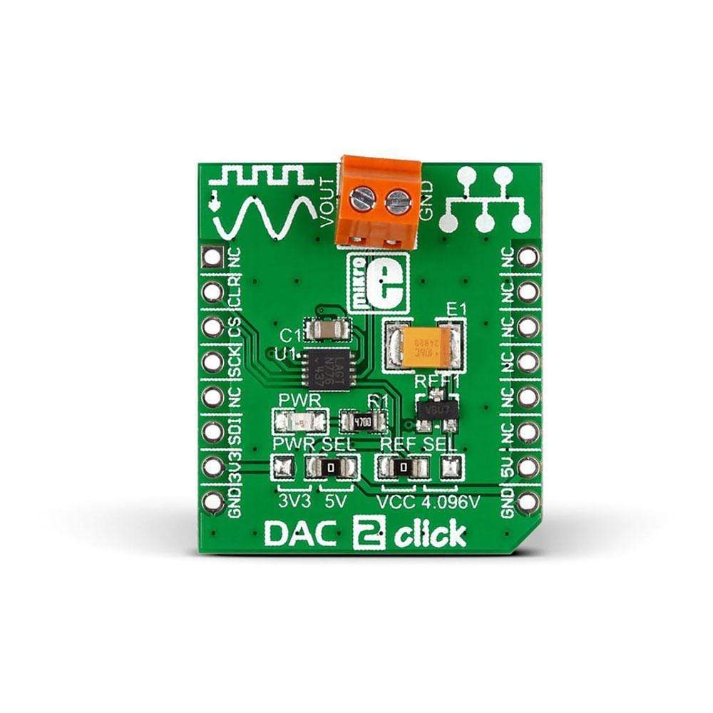 Mikroelektronika d.o.o. MIKROE-1918 DAC 2 Click Board - The Debug Store UK