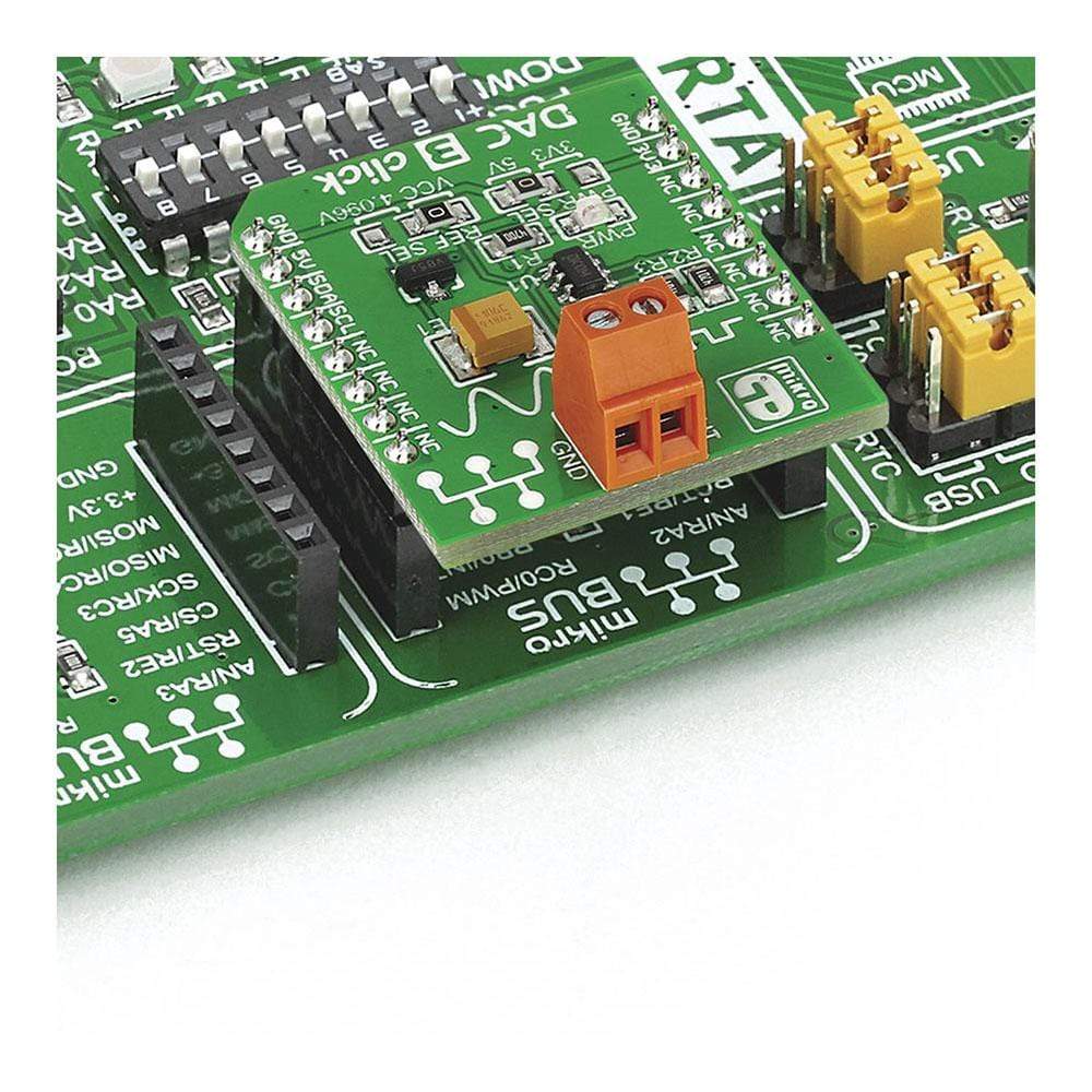 Mikroelektronika d.o.o. MIKROE-2038 DAC 3 Click Board - The Debug Store UK