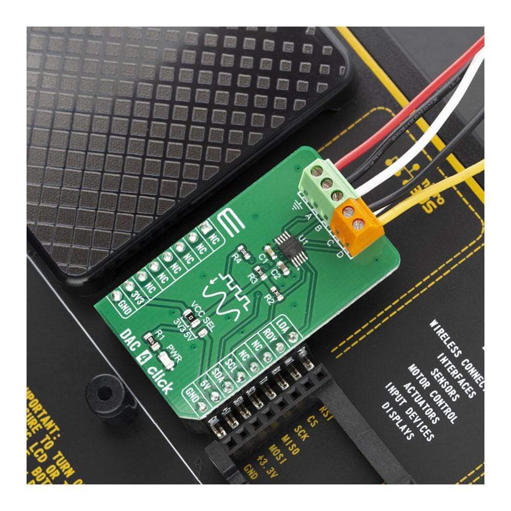 Mikroelektronika d.o.o. MIKROE-3707 DAC 4 Click Board - The Debug Store UK