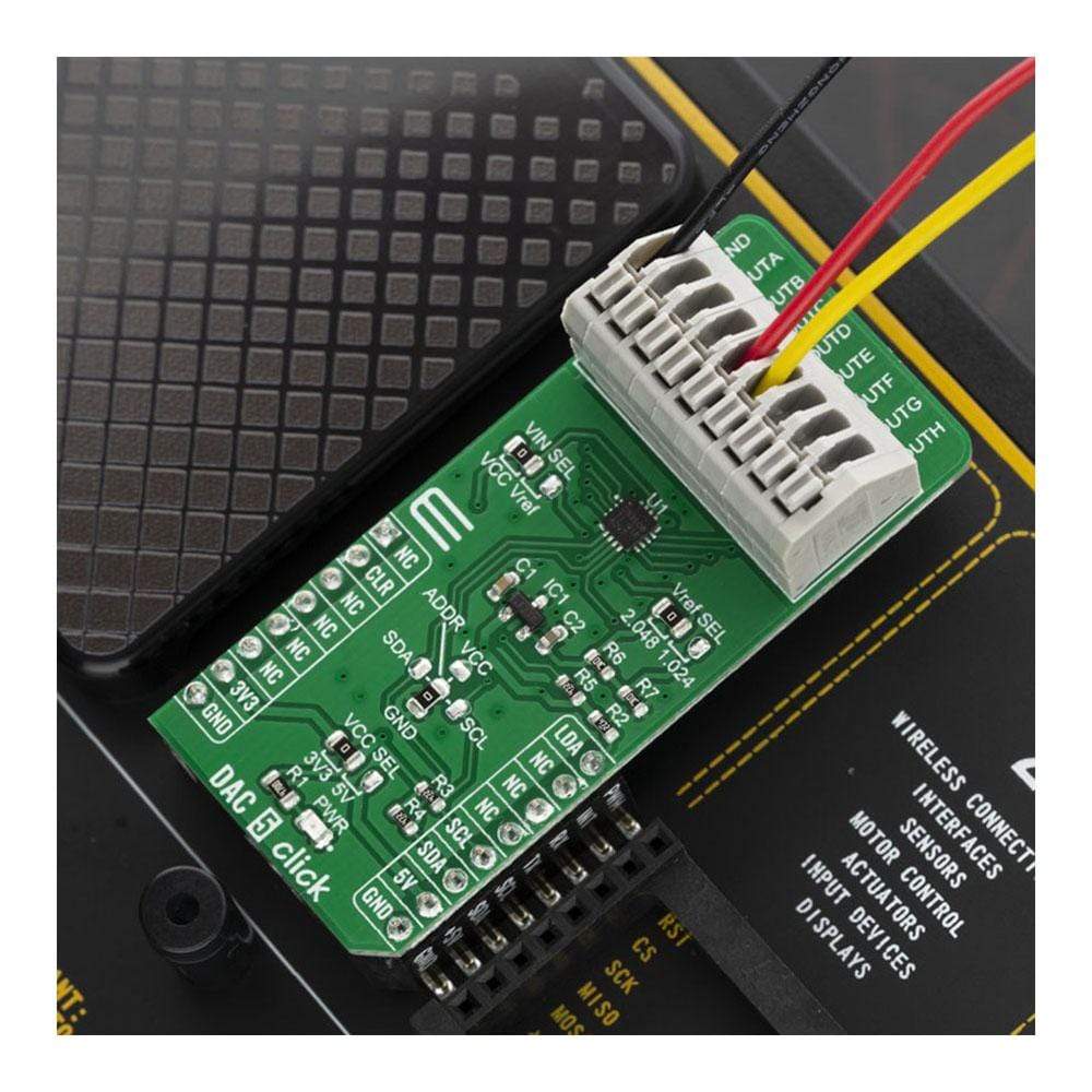 Mikroelektronika d.o.o. MIKROE-3712 DAC 5 Click Board - The Debug Store UK