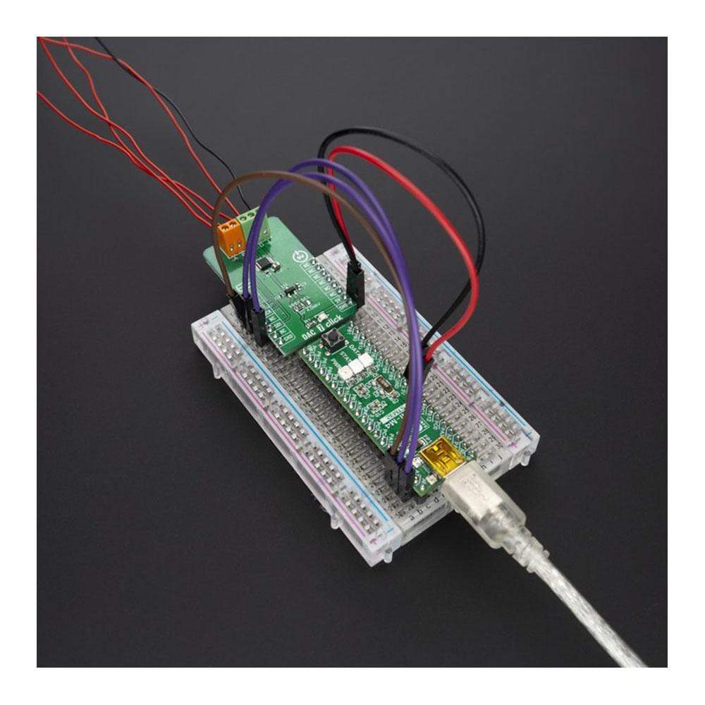 Mikroelektronika d.o.o. MIKROE-3886 DAC 7 Click Board - The Debug Store UK