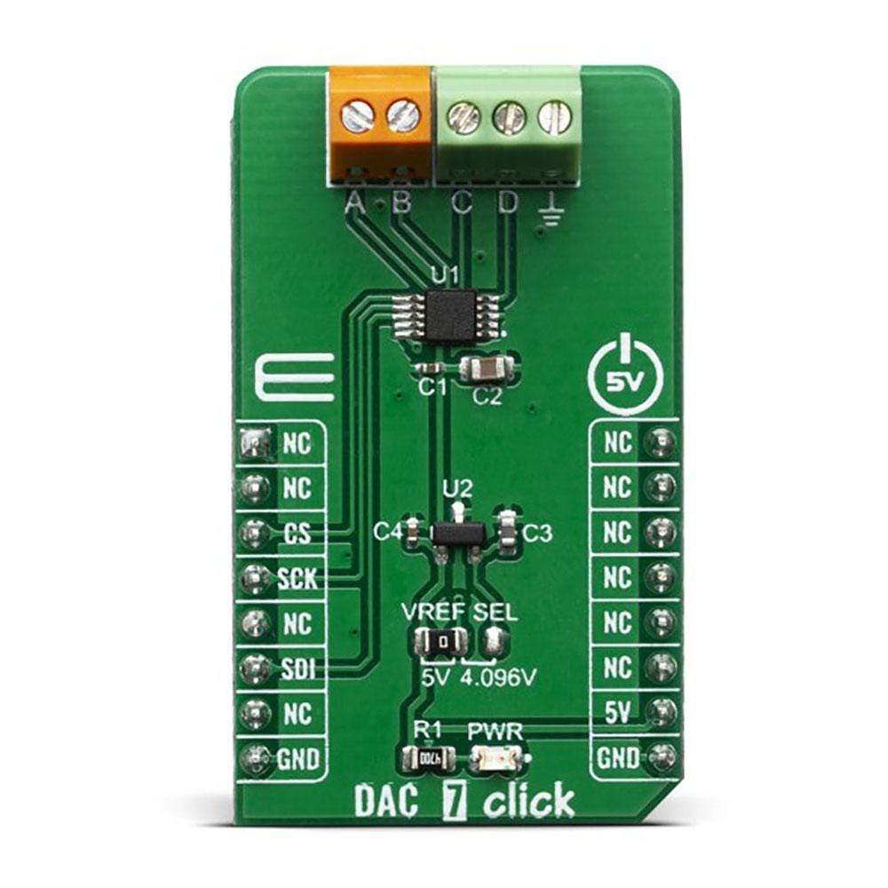 Mikroelektronika d.o.o. MIKROE-3886 DAC 7 Click Board - The Debug Store UK