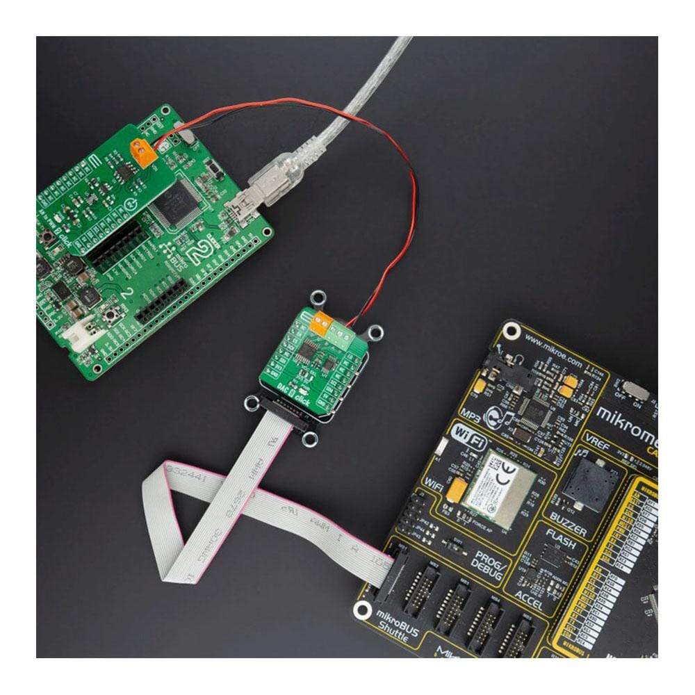 Mikroelektronika d.o.o. MIKROE-4229 DAC 8 Click Board - The Debug Store UK