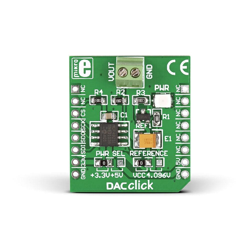 Mikroelektronika d.o.o. MIKROE-950 DAC Click Board - The Debug Store UK