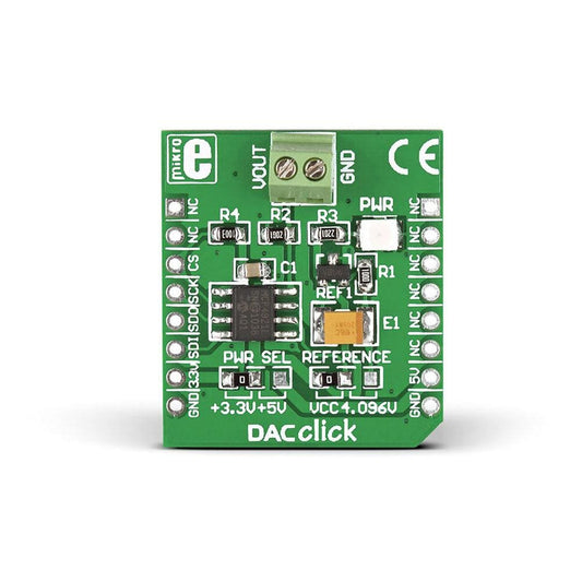 Mikroelektronika d.o.o. MIKROE-950 DAC Click Board - The Debug Store UK