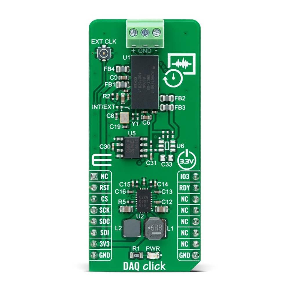 Mikroelektronika d.o.o. MIKROE-4495 DAQ Click Board - The Debug Store UK
