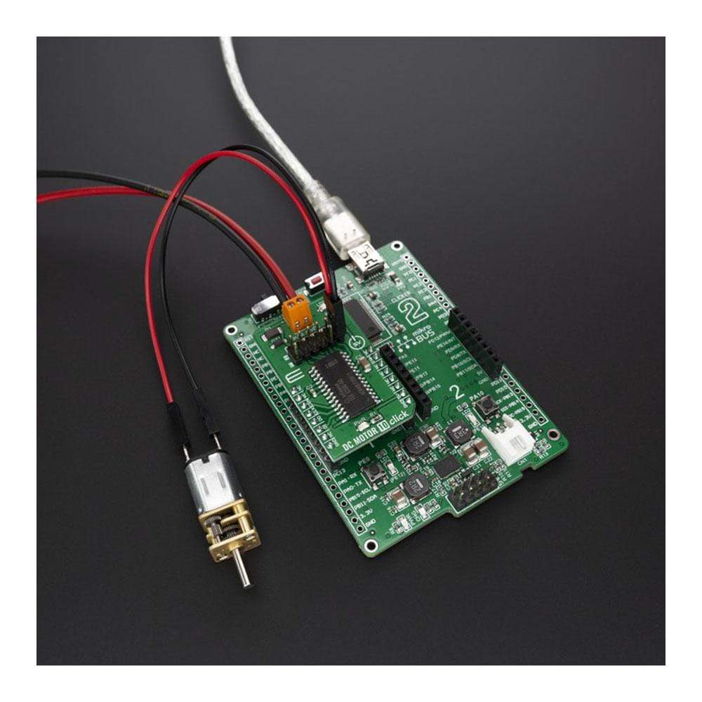 Mikroelektronika d.o.o. MIKROE-3879 DC Motor 10 Click Board - The Debug Store UK