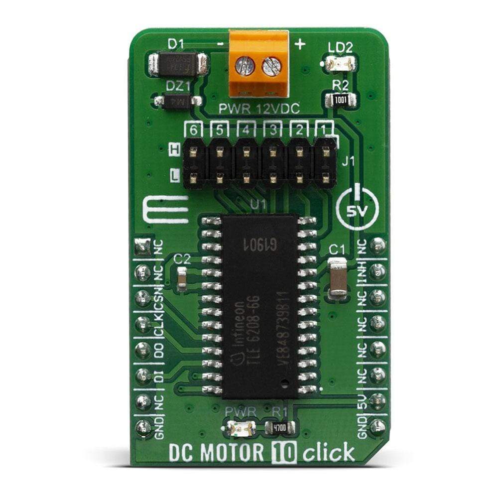 Mikroelektronika d.o.o. MIKROE-3879 DC Motor 10 Click Board - The Debug Store UK