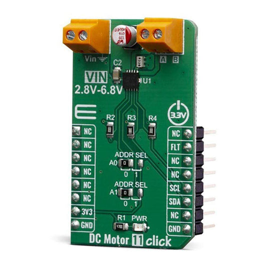 Mikroelektronika d.o.o. MIKROE-3649 DC Motor 11 Click Board - The Debug Store UK