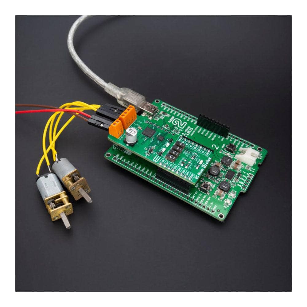 Mikroelektronika d.o.o. MIKROE-5374 DC Motor 12 Click Board - The Debug Store UK