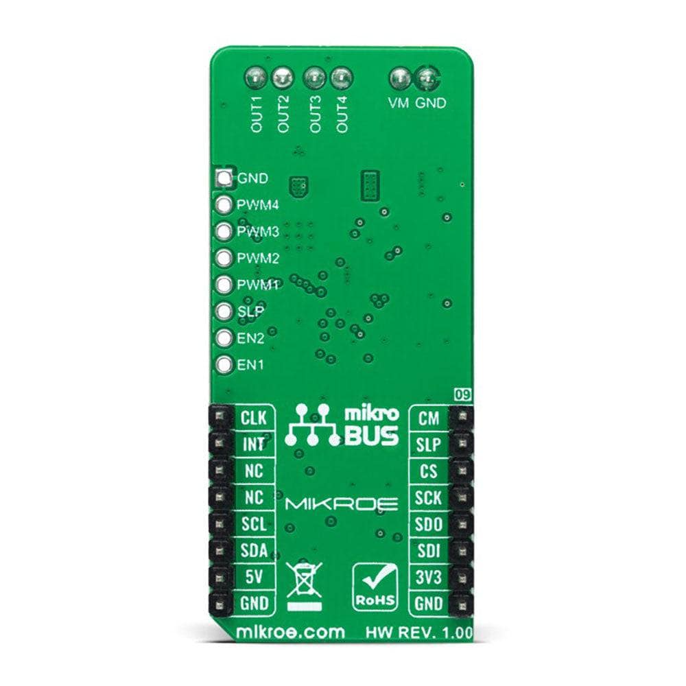 Mikroelektronika d.o.o. MIKROE-5374 DC Motor 12 Click Board - The Debug Store UK