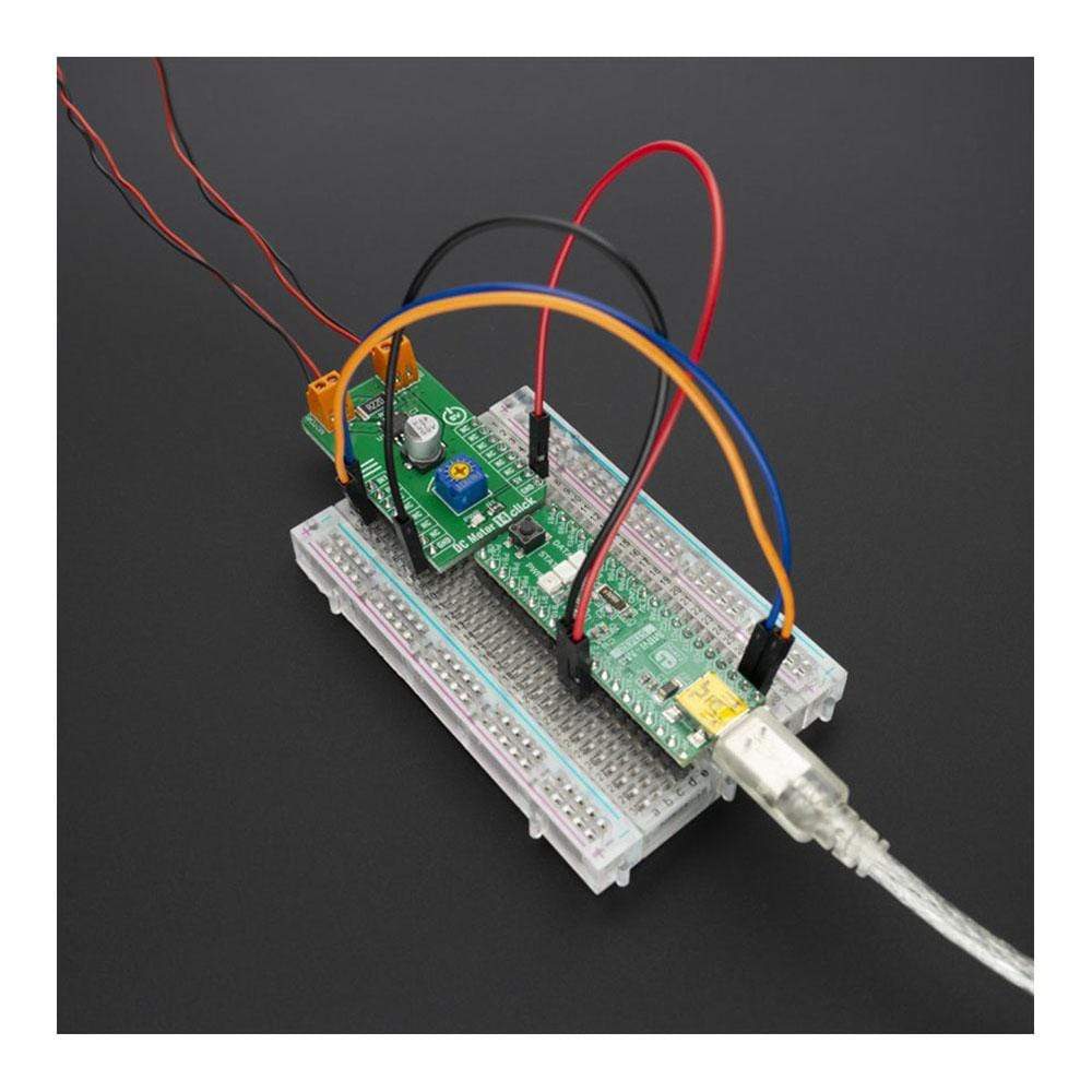 Mikroelektronika d.o.o. MIKROE-3982 DC Motor 14 Click Board - The Debug Store UK
