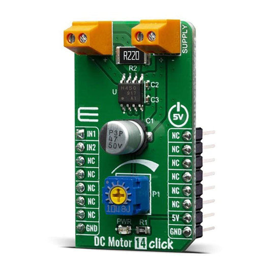 Mikroelektronika d.o.o. MIKROE-3982 DC Motor 14 Click Board - The Debug Store UK