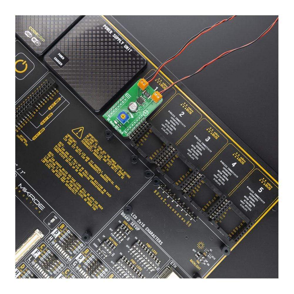 Mikroelektronika d.o.o. MIKROE-3982 DC Motor 14 Click Board - The Debug Store UK