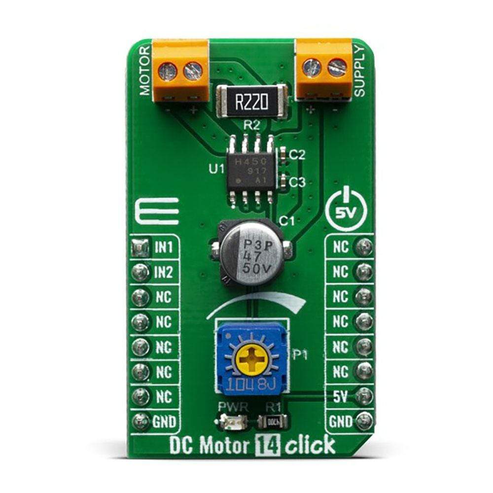Mikroelektronika d.o.o. MIKROE-3982 DC Motor 14 Click Board - The Debug Store UK