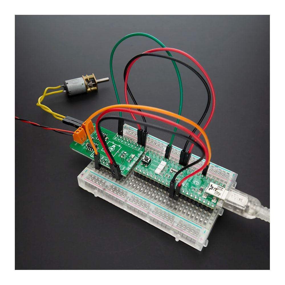Mikroelektronika d.o.o. MIKROE-4333 DC Motor 16 Click Board - The Debug Store UK