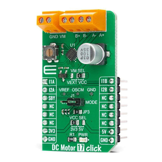 Mikroelektronika d.o.o. MIKROE-4454 DC Motor 17 Click Board - The Debug Store UK