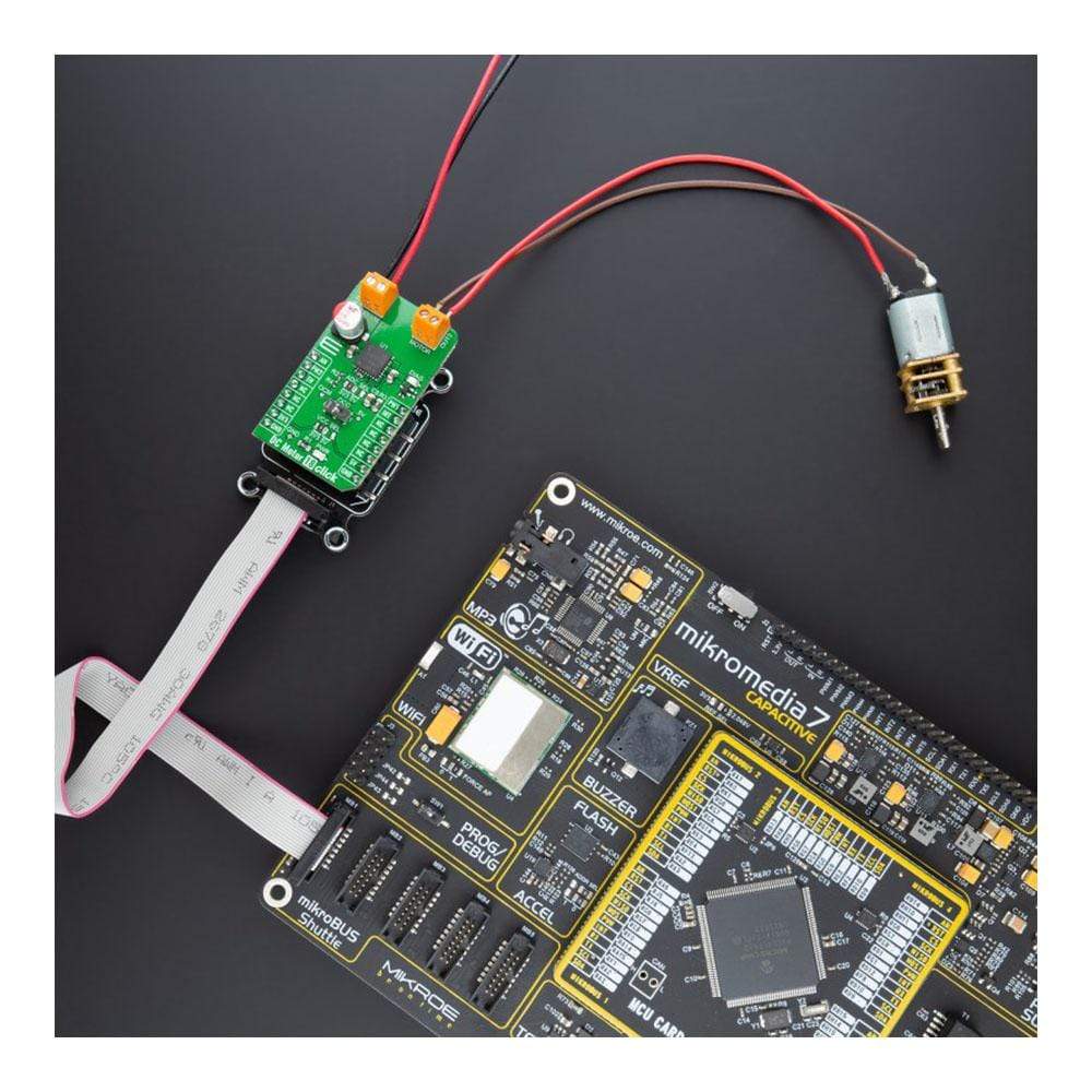 Mikroelektronika d.o.o. MIKROE-4786 DC Motor 18 Click Board - The Debug Store UK