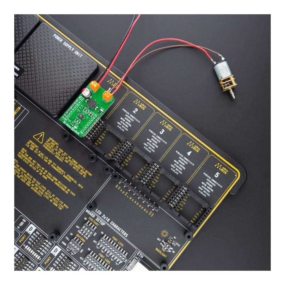 Mikroelektronika d.o.o. MIKROE-4786 DC Motor 18 Click Board - The Debug Store UK