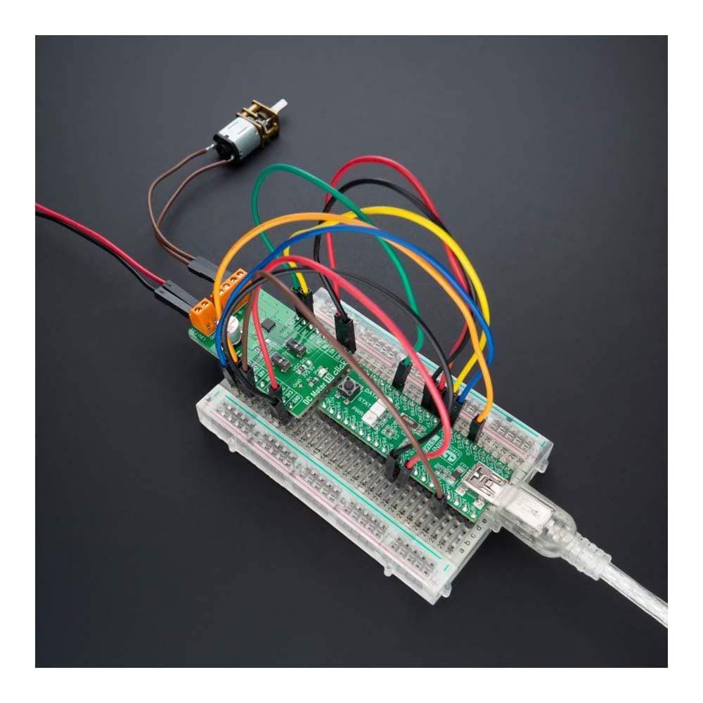 Mikroelektronika d.o.o. MIKROE-4883 DC Motor 19 Click Board - The Debug Store UK