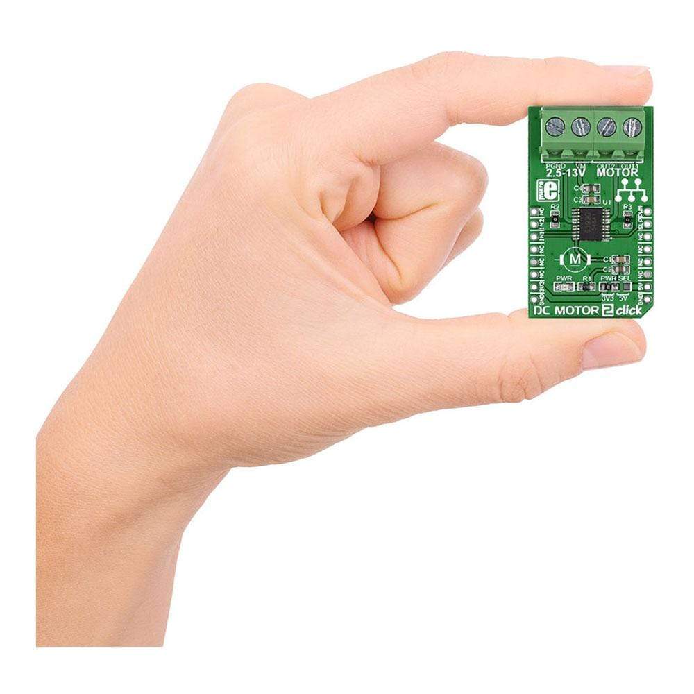 Mikroelektronika d.o.o. MIKROE-1911 DC Motor 2 Click Board - The Debug Store UK