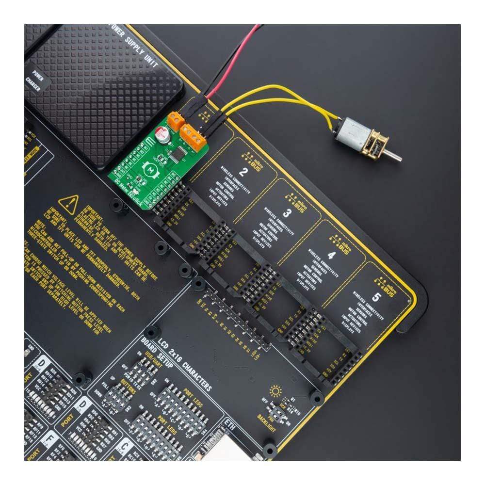 Mikroelektronika d.o.o. MIKROE-4884 DC Motor 20 Click Board - The Debug Store UK