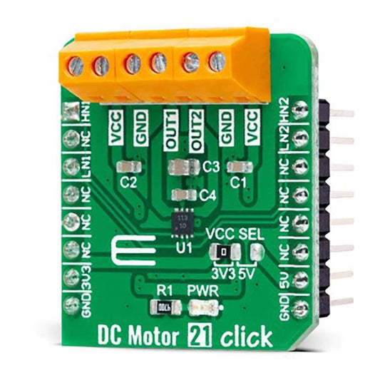 Mikroelektronika d.o.o. MIKROE-4877 DC Motor 21 Click Board - The Debug Store UK