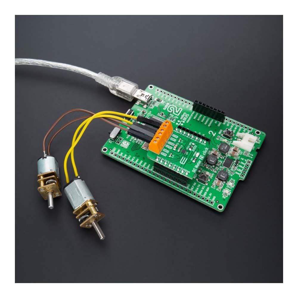 Mikroelektronika d.o.o. MIKROE-4877 DC Motor 21 Click Board - The Debug Store UK