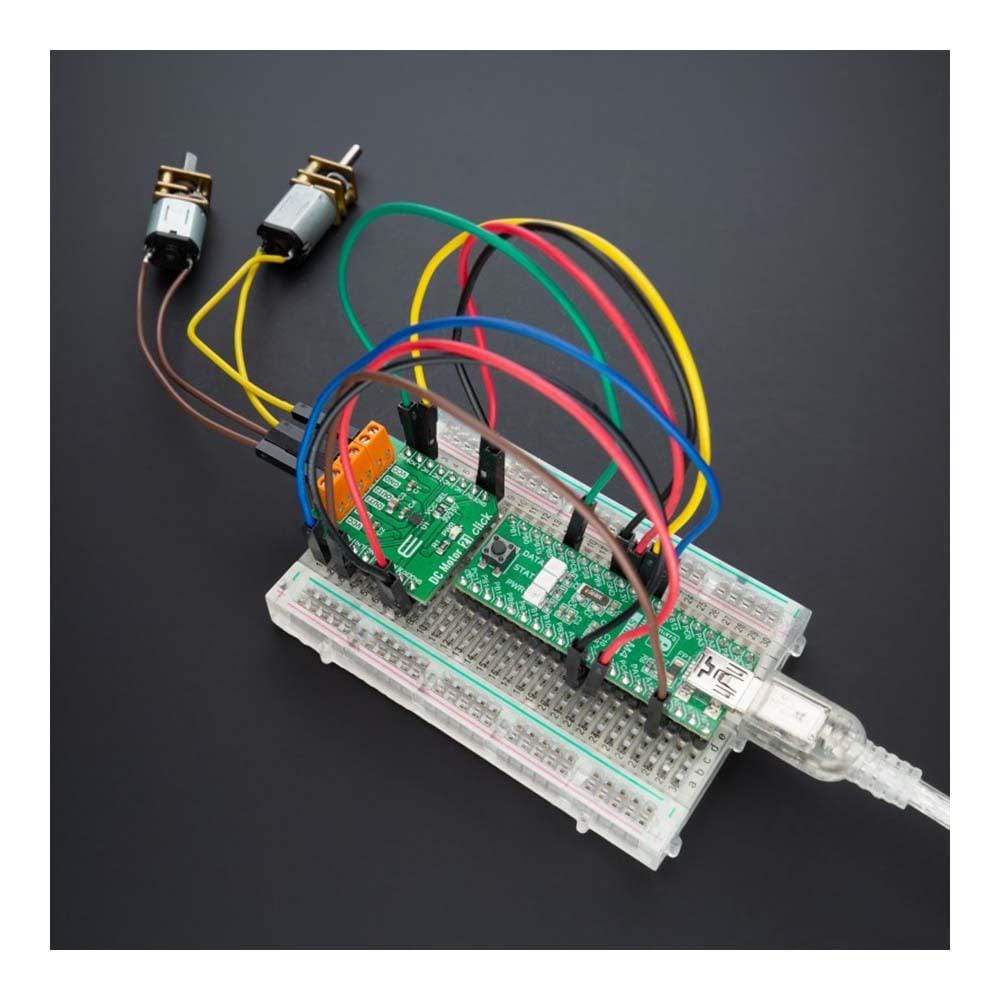 Mikroelektronika d.o.o. MIKROE-4877 DC Motor 21 Click Board - The Debug Store UK