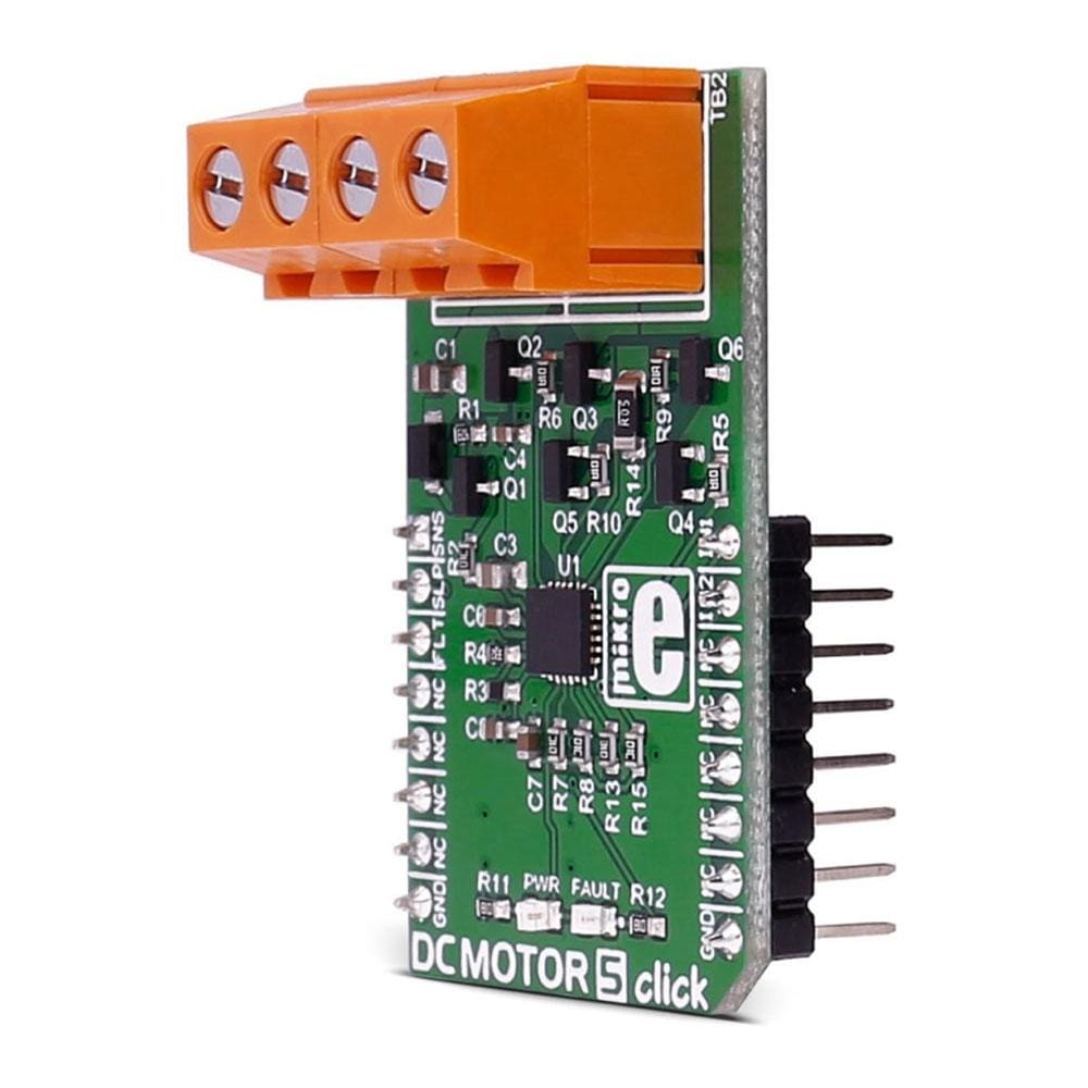 Mikroelektronika d.o.o. MIKROE-2699 DC Motor 5 Click Board - The Debug Store UK