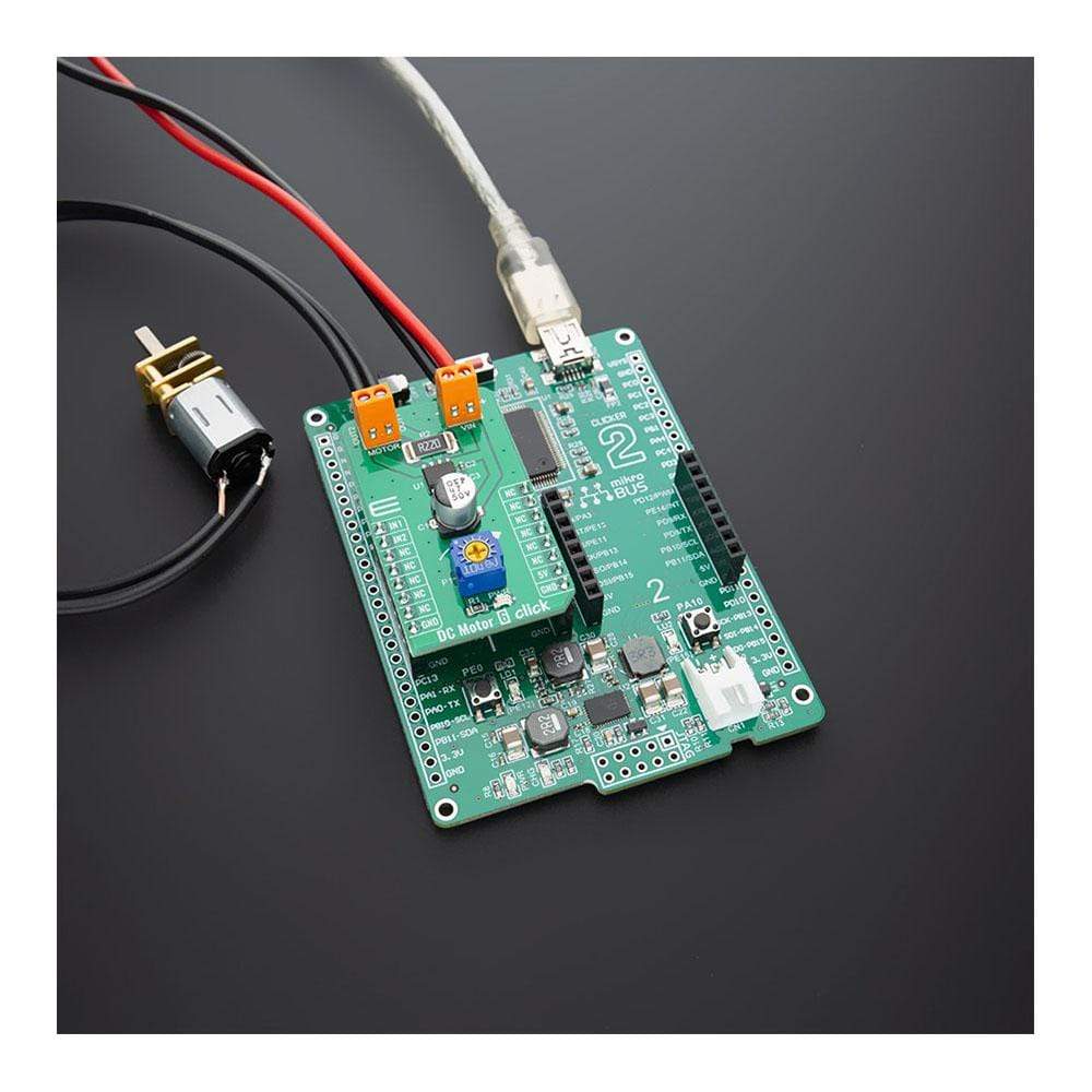 Mikroelektronika d.o.o. MIKROE-4114 DC Motor 6 Click Board - The Debug Store UK