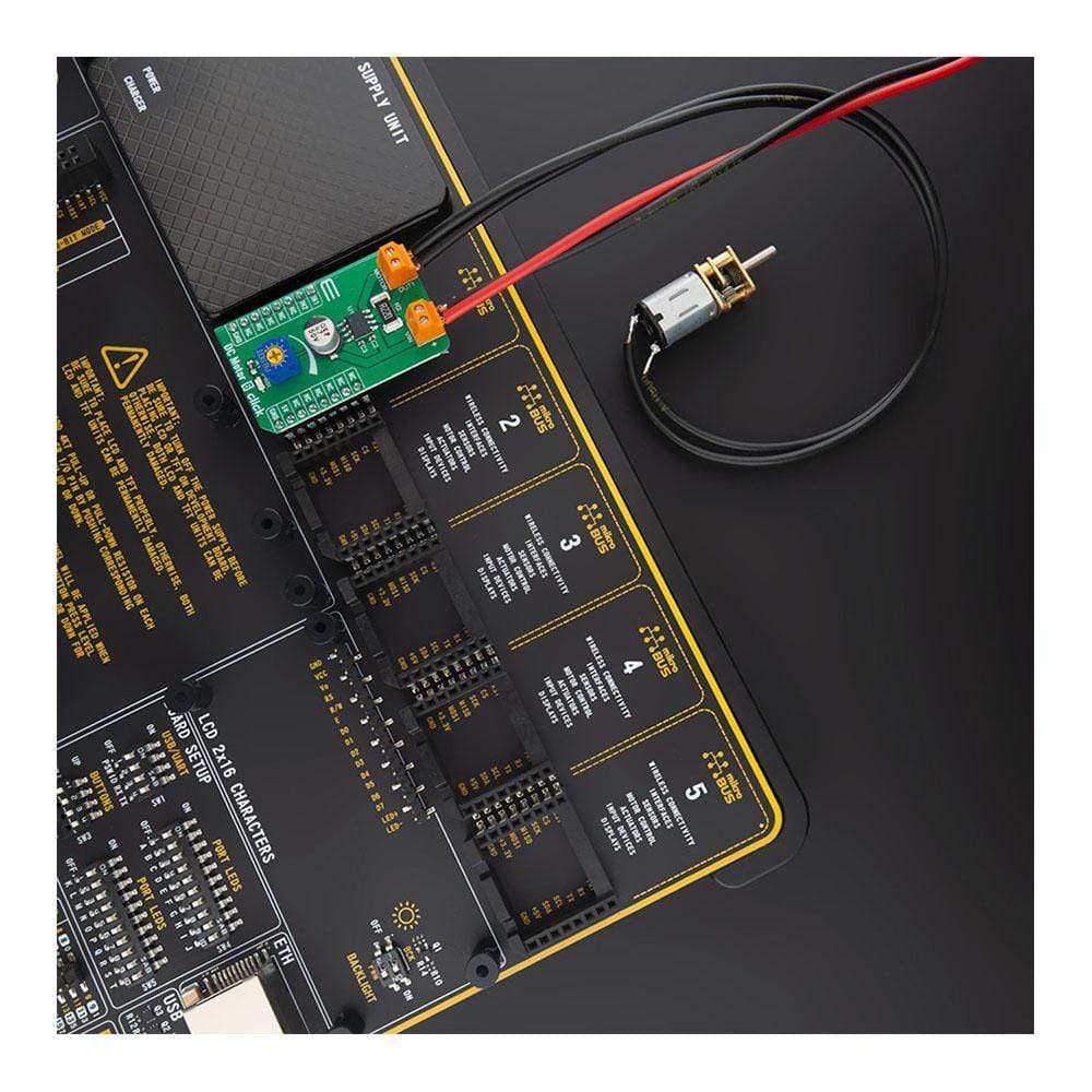 Mikroelektronika d.o.o. MIKROE-4114 DC Motor 6 Click Board - The Debug Store UK
