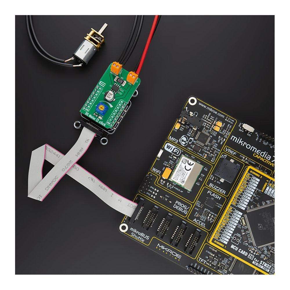 Mikroelektronika d.o.o. MIKROE-4114 DC Motor 6 Click Board - The Debug Store UK
