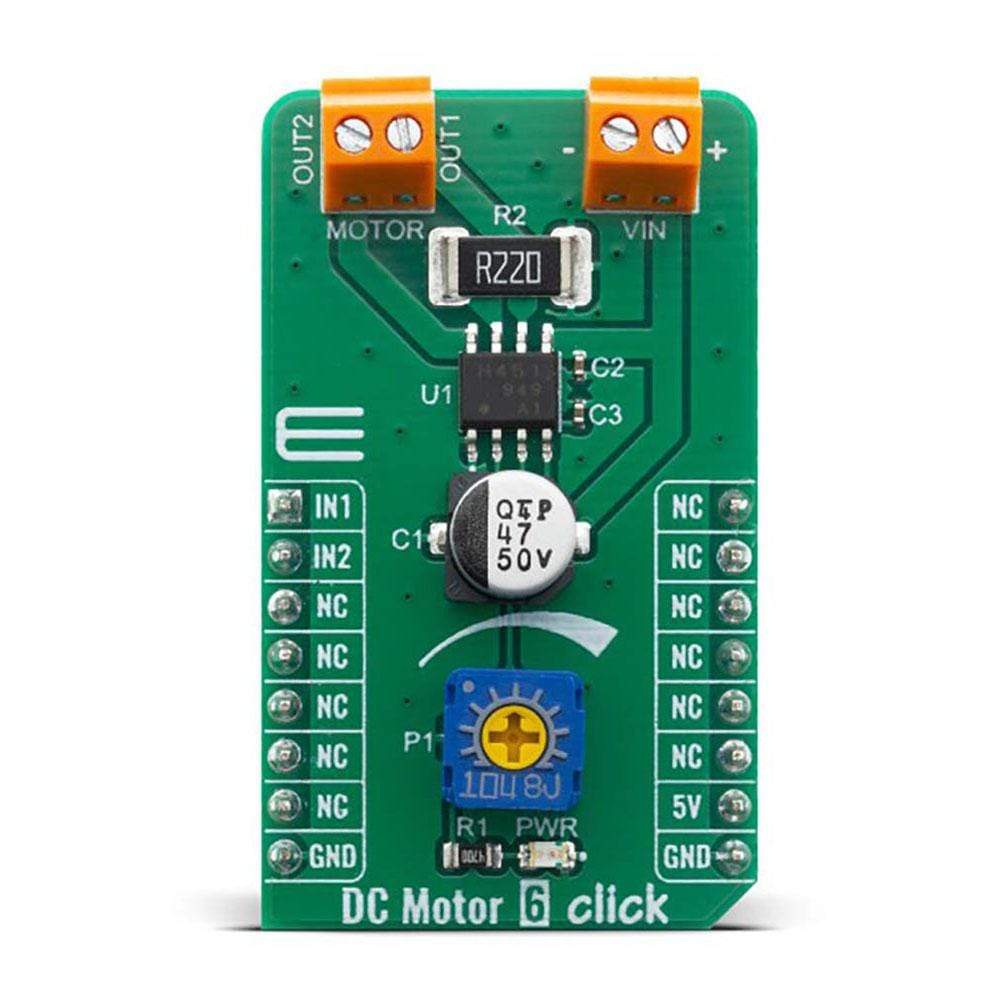 Mikroelektronika d.o.o. MIKROE-4114 DC Motor 6 Click Board - The Debug Store UK