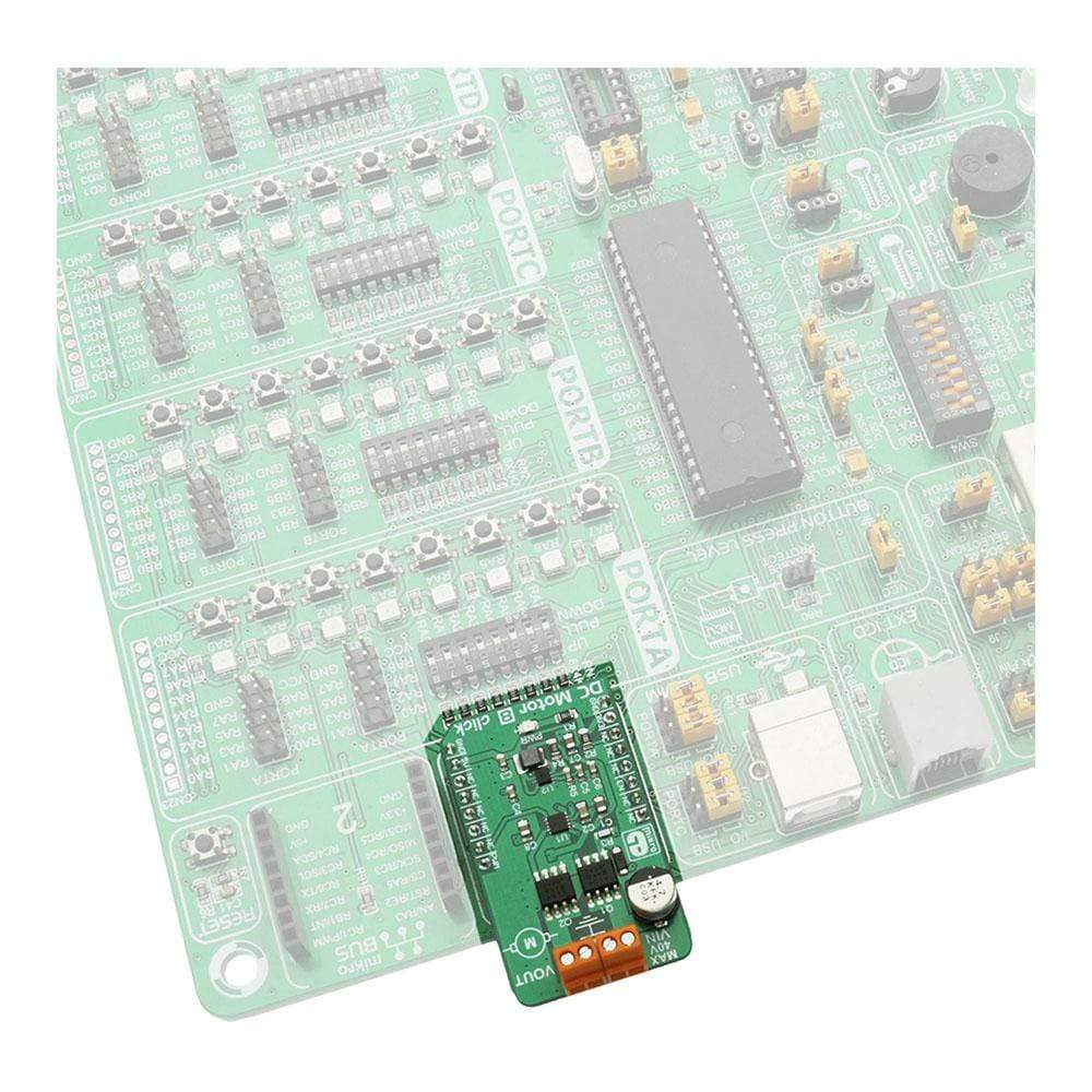 Mikroelektronika d.o.o. MIKROE-2893 DC Motor 8 Click Board - The Debug Store UK