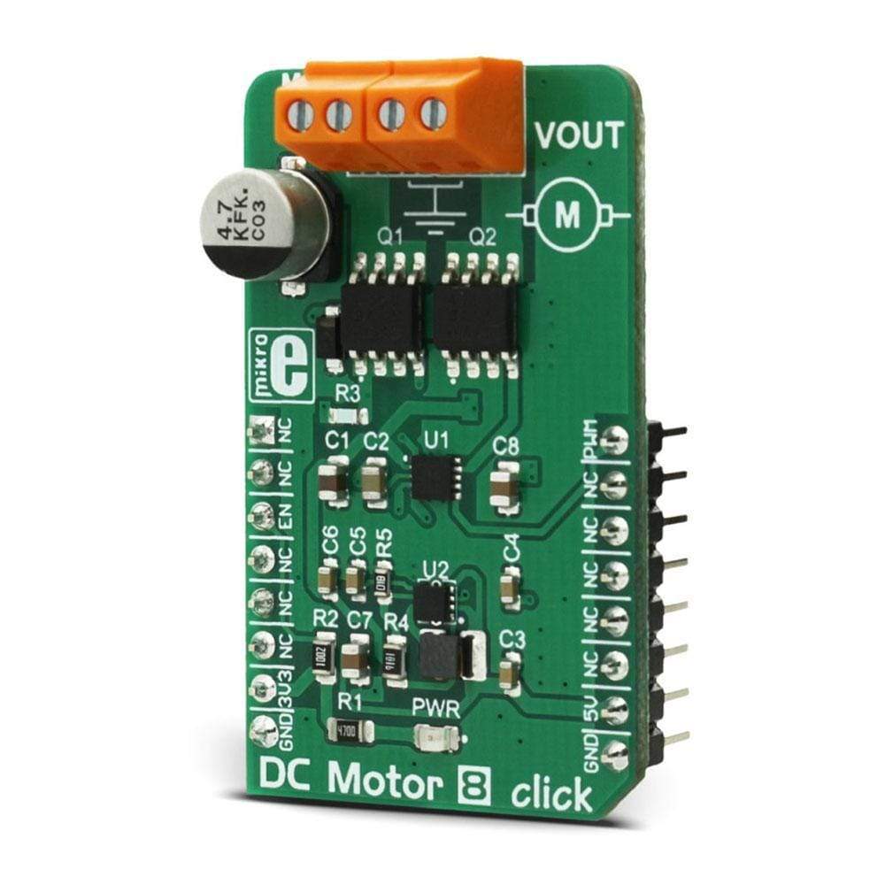 Mikroelektronika d.o.o. MIKROE-2893 DC Motor 8 Click Board - The Debug Store UK