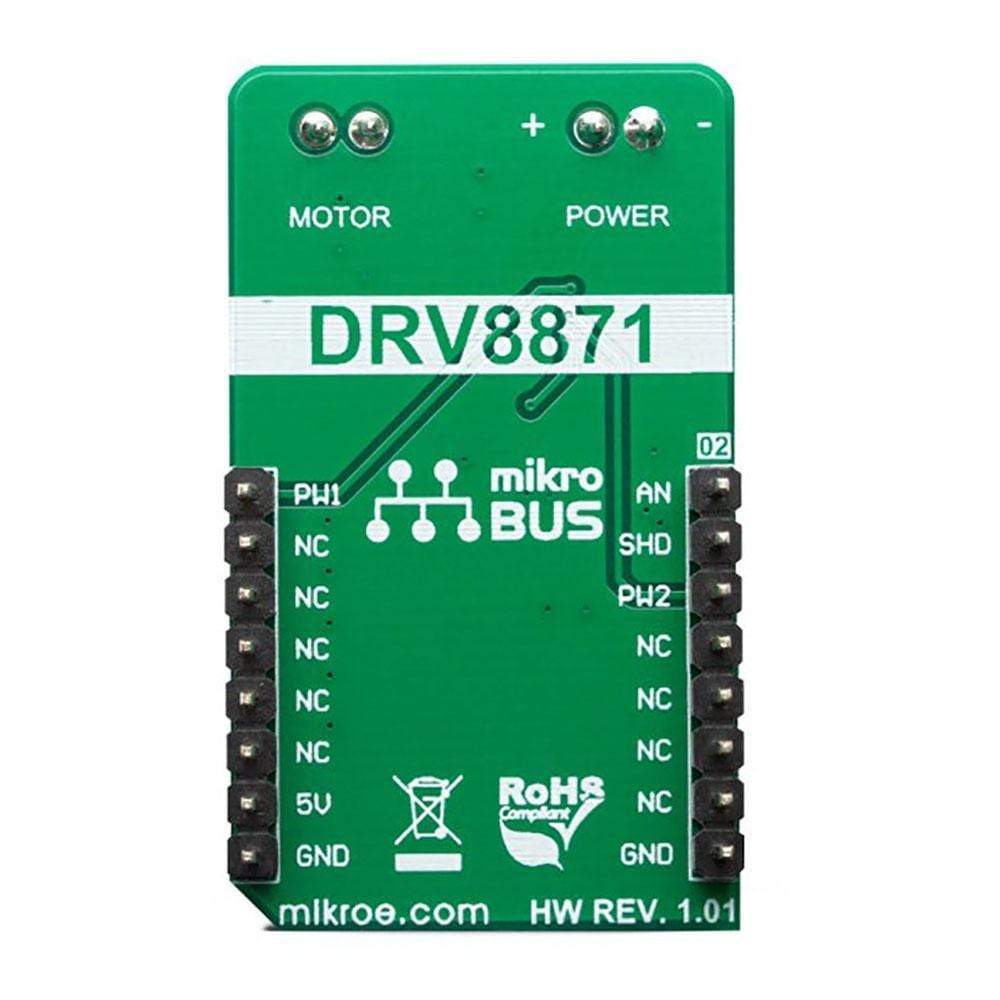 Mikroelektronika d.o.o. MIKROE-3416 DC Motor 9 Click Board - The Debug Store UK