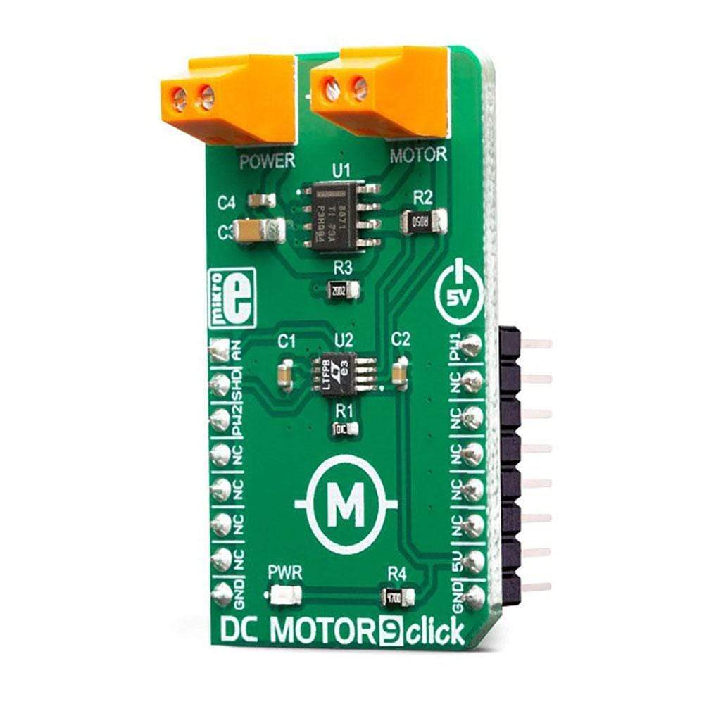 Mikroelektronika d.o.o. MIKROE-3416 DC Motor 9 Click Board - The Debug Store UK