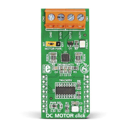 Mikroelektronika d.o.o. MIKROE-1526 DC Motor Click Board - The Debug Store UK