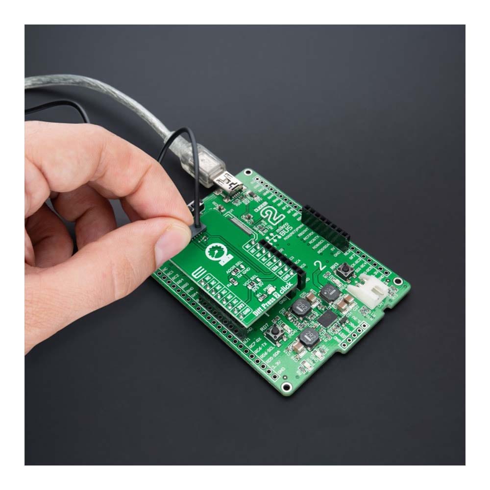 Mikroelektronika d.o.o. MIKROE-4894 Diff Press 2 Click Board - The Debug Store UK