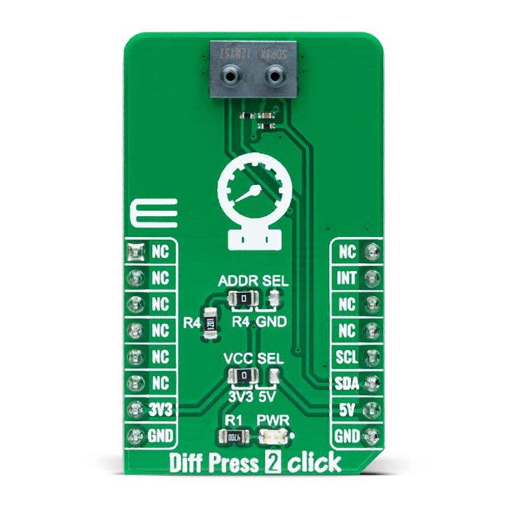 Mikroelektronika d.o.o. MIKROE-4894 Diff Press 2 Click Board - The Debug Store UK