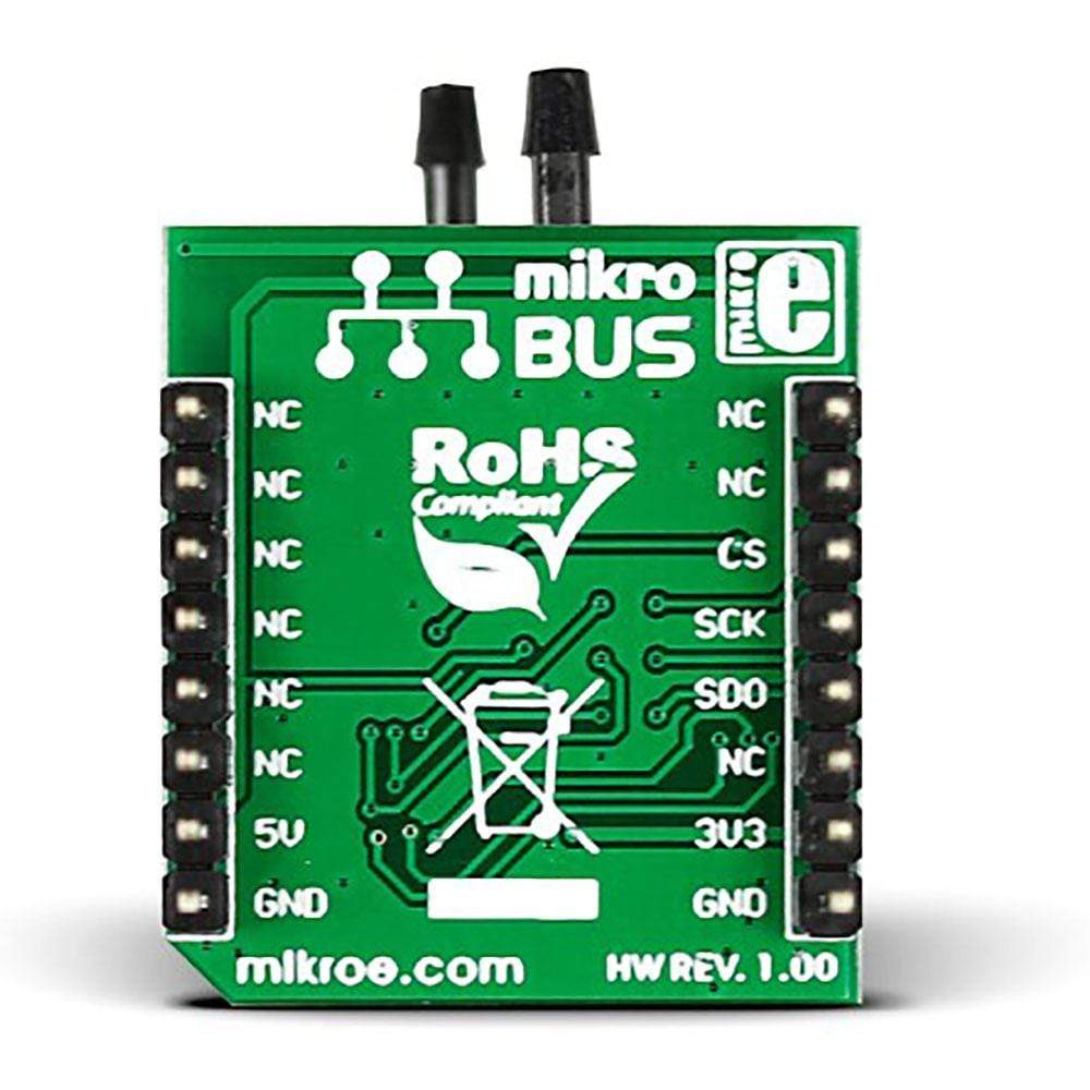 Mikroelektronika d.o.o. MIKROE-2387 Diff Pressure Click Board - The Debug Store UK