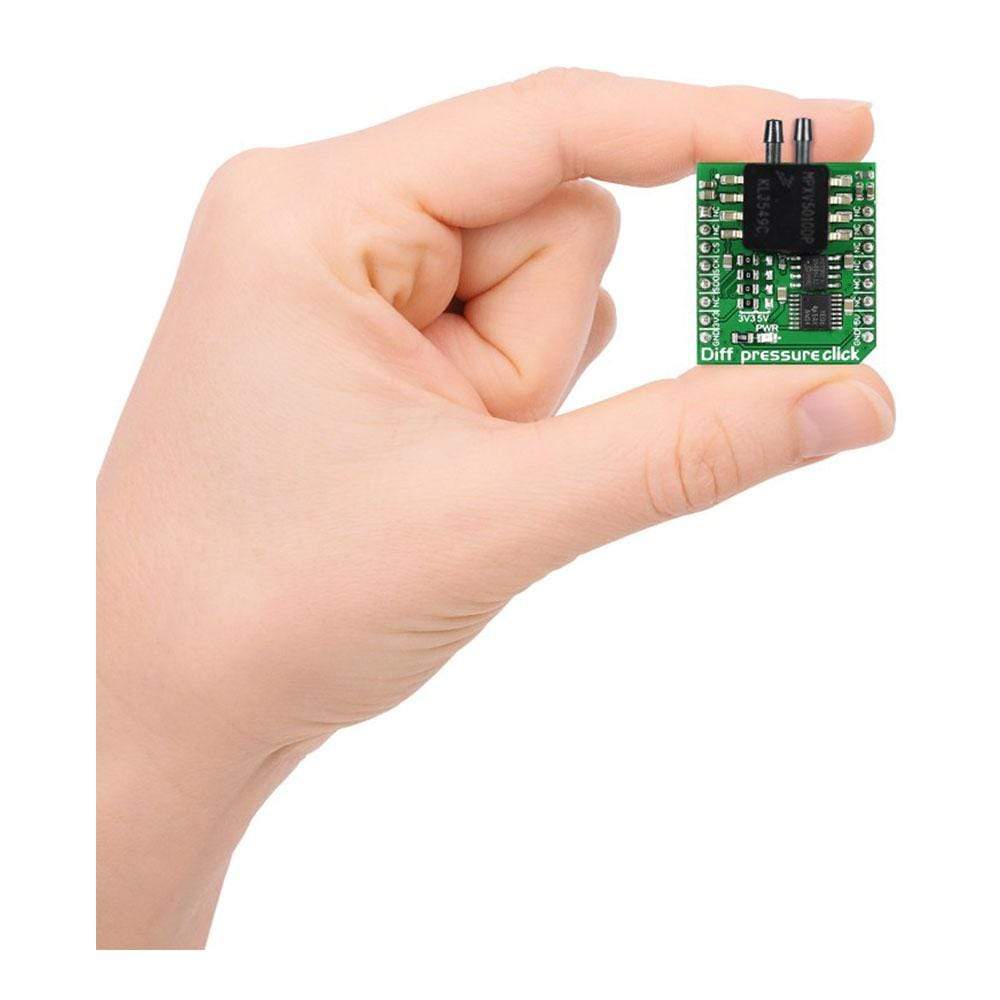 Mikroelektronika d.o.o. MIKROE-2387 Diff Pressure Click Board - The Debug Store UK