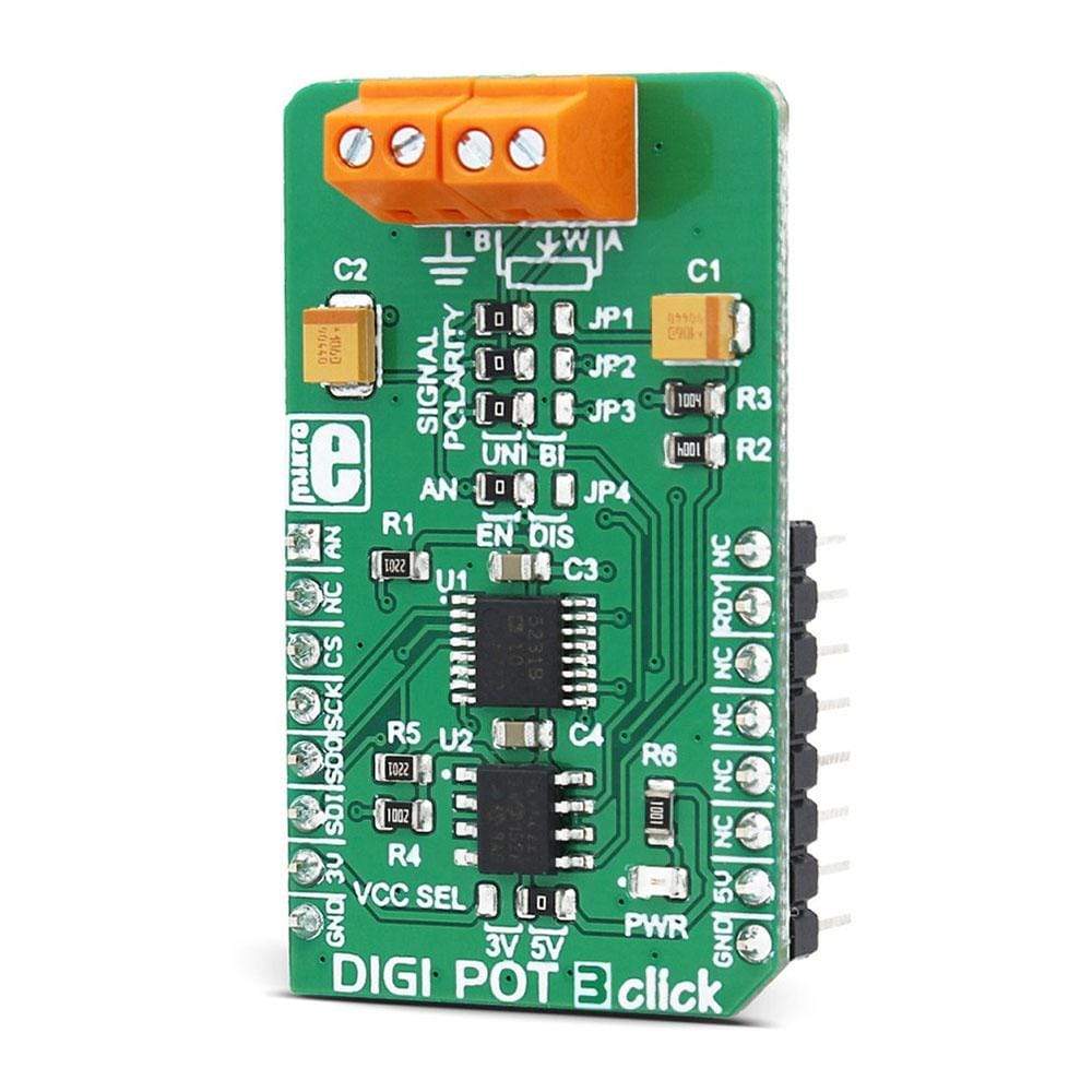 Mikroelektronika d.o.o. MIKROE-3016 DIGI POT 3 Click Board - The Debug Store UK