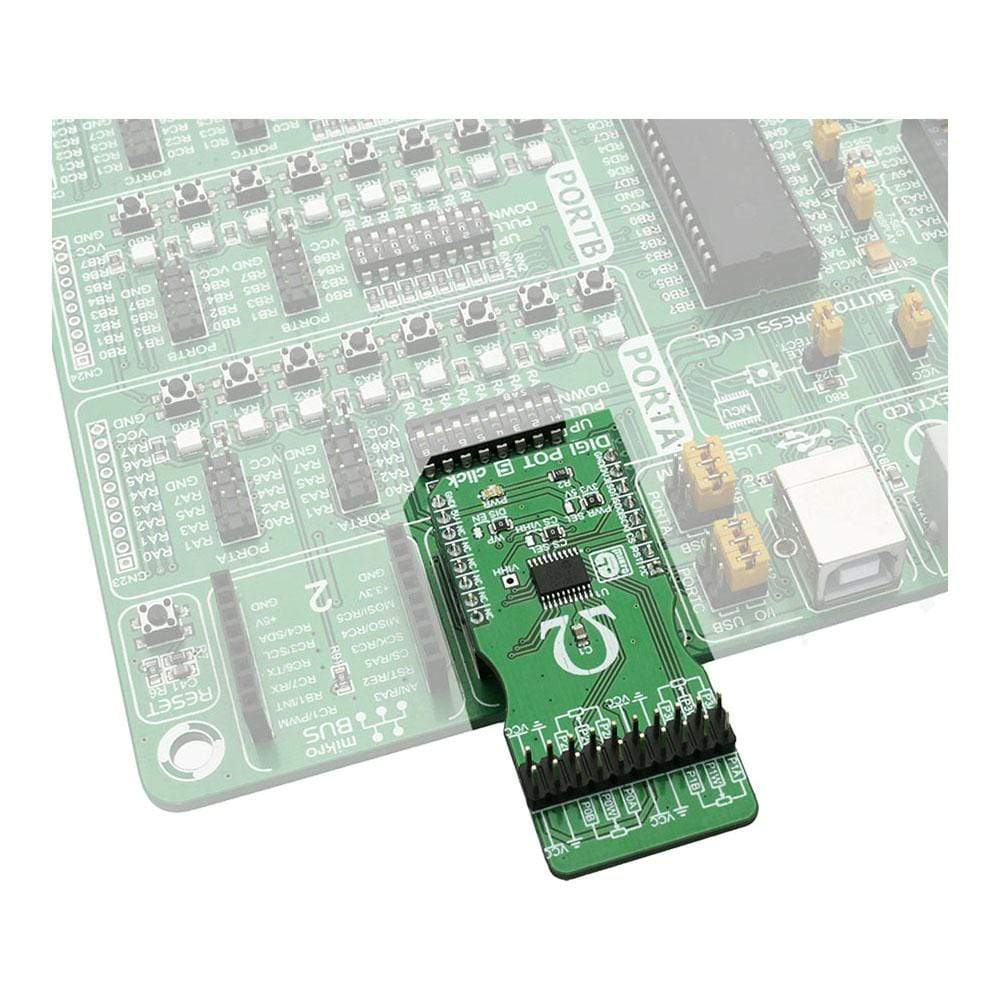 Mikroelektronika d.o.o. MIKROE-2863 DIGI POT 5 Click Board - The Debug Store UK