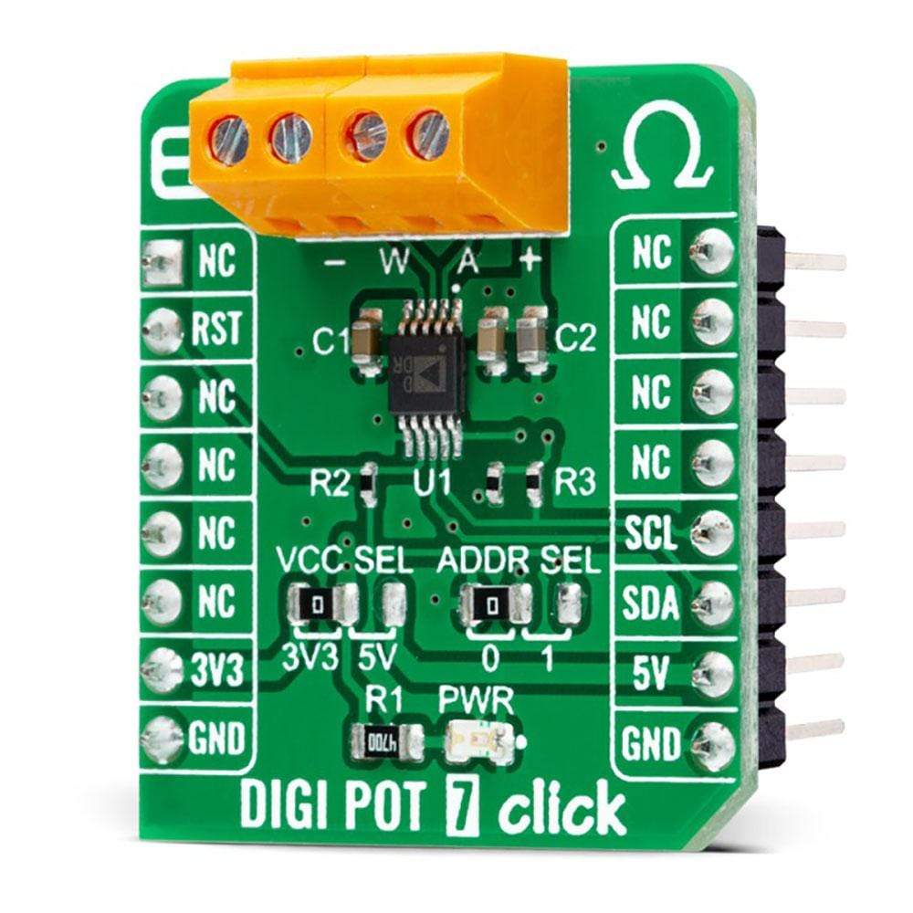 Mikroelektronika d.o.o. MIKROE-4411 Digi POT 7 Click Board - The Debug Store UK